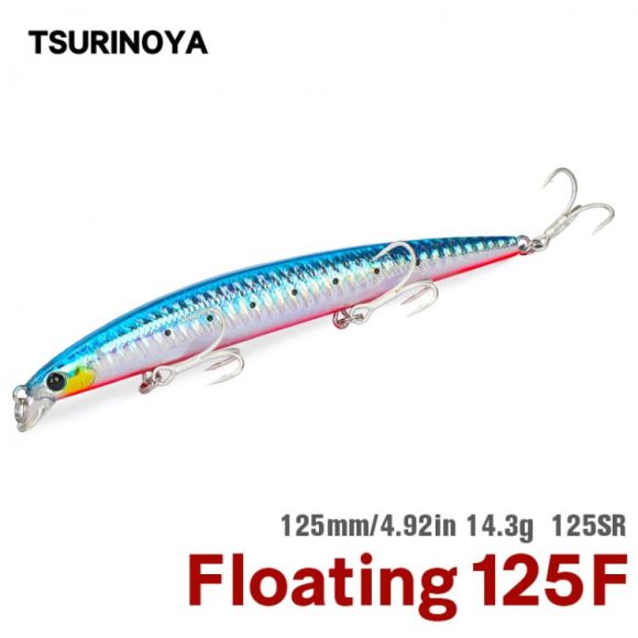 TSURINOYA Floating Minnow 125F DW72 125mm 14.3gr
