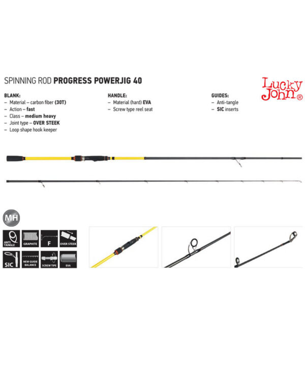 Lucky John Spinning Rod PROGRESS POWERJIG