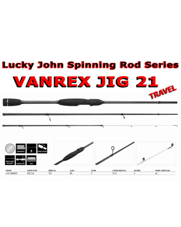 Lucky John VANREX JIG TRAVEL 21 804MLF