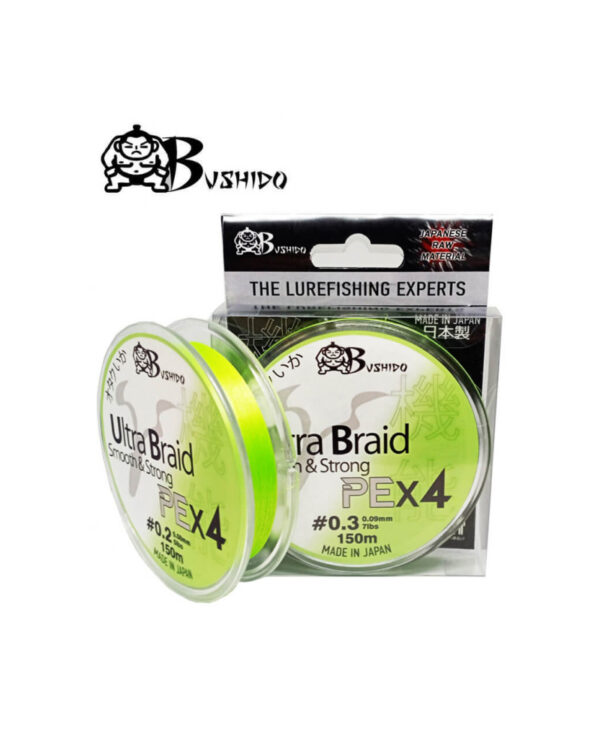 Νήμα Bushido ΡΕx4 Ultra Braid