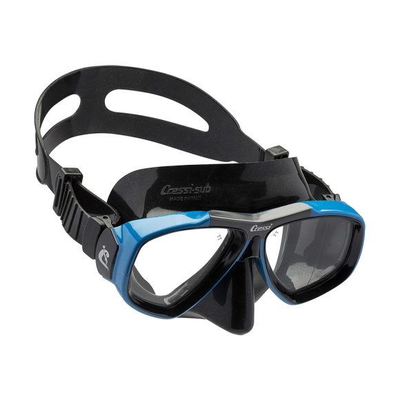 Cressi Focus Silicone Mask Black/Frame Blue – Μάσκα