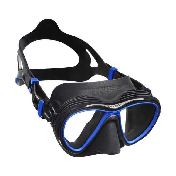Cressi Quantum Silicone Mask Black/Frame Blue – Μάσκα
