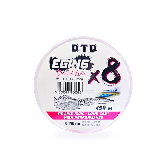 DTD Eging Line X8 150m Pink