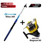 Combo Casting Oceanic Team Niteo 360 + Sensei Magnum 60