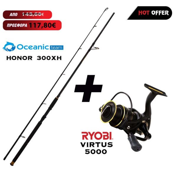 Combo Shore Oceanic Team Honor 300XH + Ryobi Virtus 5000