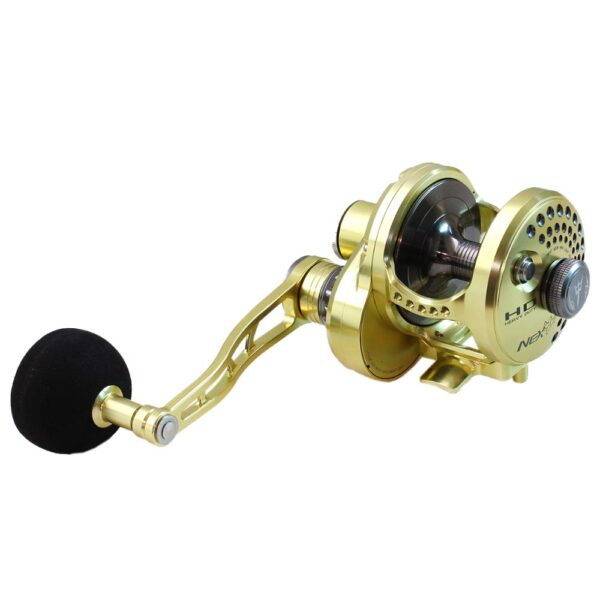 NEXT HD Overhead Jigging Reel Lever Drag – Gold