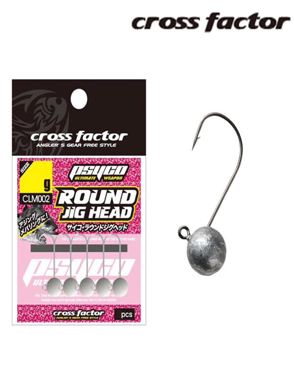 Cross Factor Psyco Round Jig Head