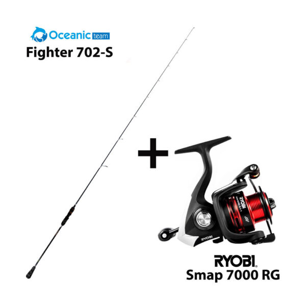 Combo Boat Oceanic Team Fighter 702-S + Ryobi Smap 7000 RG Combo Boat Oceanic Team Fighter 702-S + Ryobi Smap 7000 RG