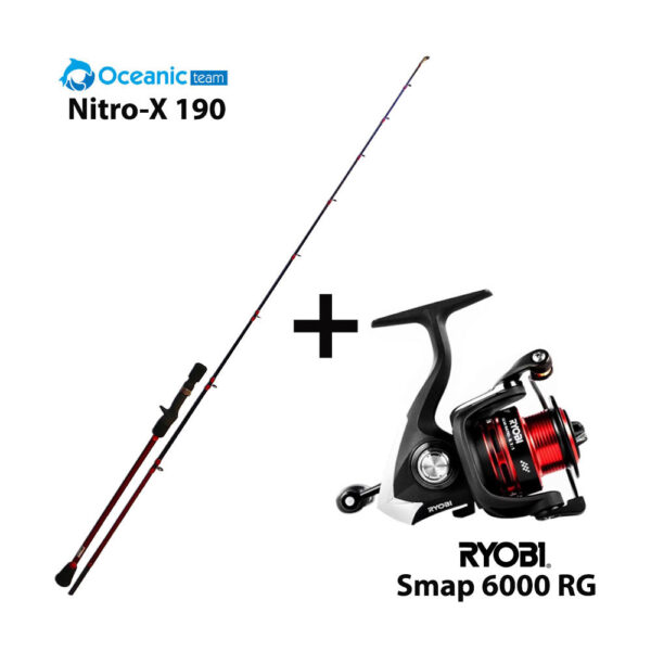Combo Boat Oceanic Team Nitro-X 190 + Ryobi Smap 6000 RG Combo Boat Oceanic Team Nitro-X 190 + Ryobi Smap 6000 RG