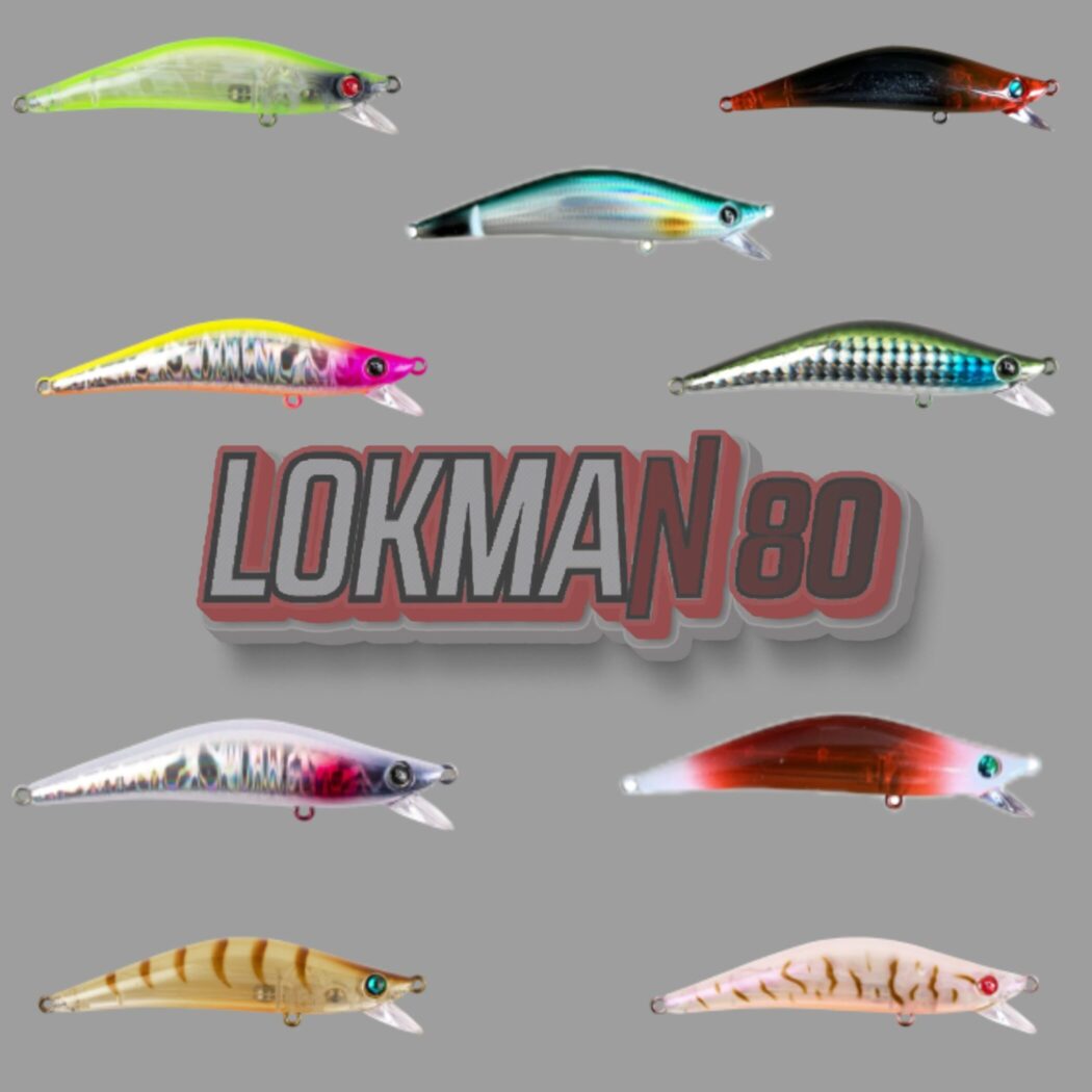 LOKMAN 80 – Τεχνητό Δόλωμα Γαρίδα Suspended για Ρηχά Νερά & Νυχτερινό Ψάρεμα