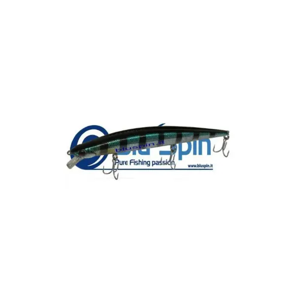 BluSpin Alice’s Bait 140S – Sinking Jerk Minnow - GREEN SHAD