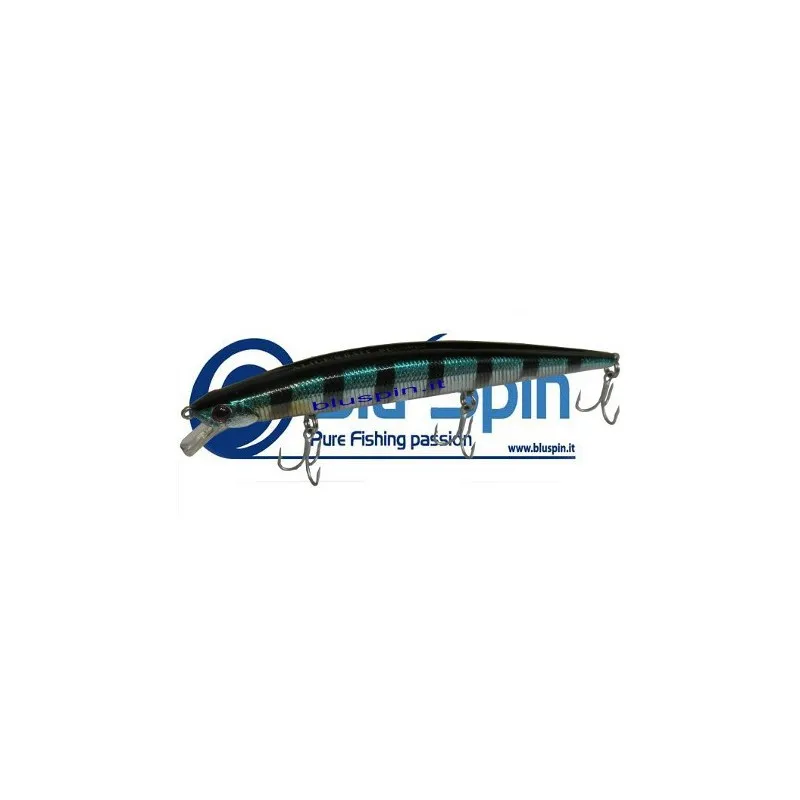 BluSpin Alice’s Bait 140S – Sinking Jerk Minnow - GREEN SHAD