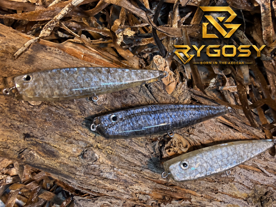 Slow Sinking Pencil Spinning RYGOSY Drift Premium Real Fish Skin