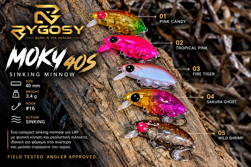RYGOSY MOKU 40S – Sinking Minnow 40mm / 3.4g - bg