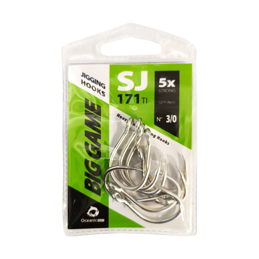 Oceanic Team Big Game Jigging Hooks SJ171 TI - bg
